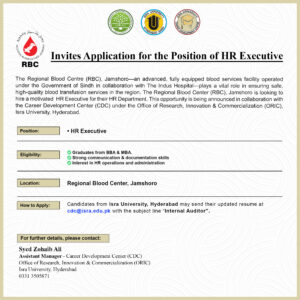 Invites Application for the Position of HR Executive